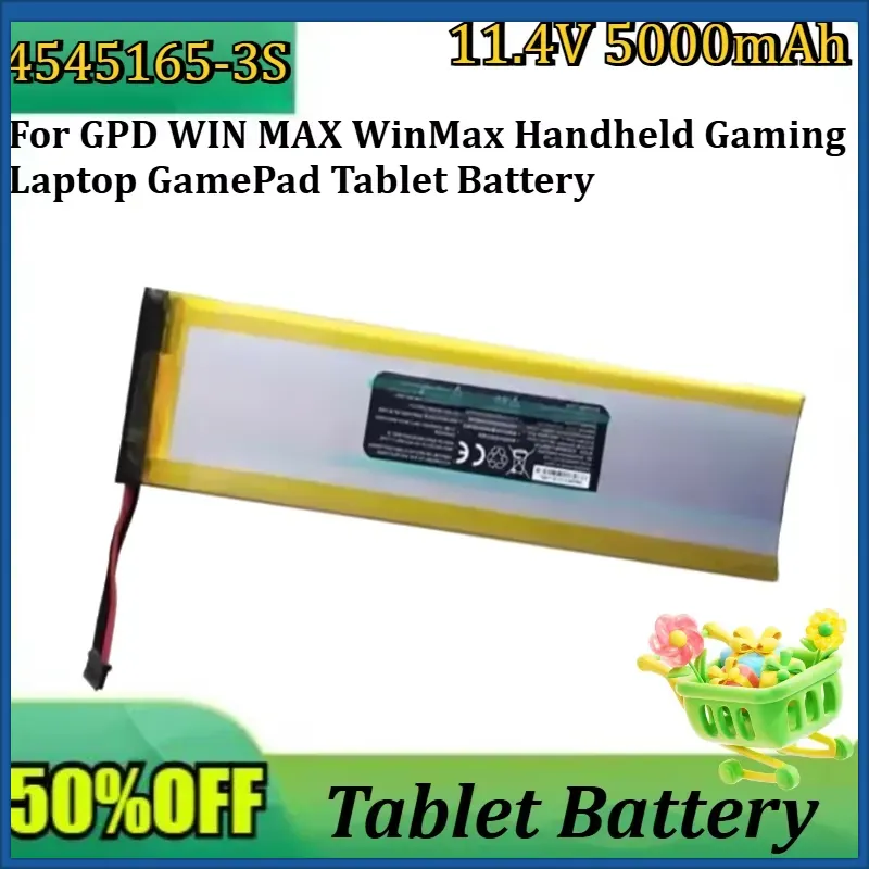 4S Lipo Battery 14.8V 6000Mah - 新しい 4545165-3S 11.4V 5000mAh 高品質バッテリー GPD