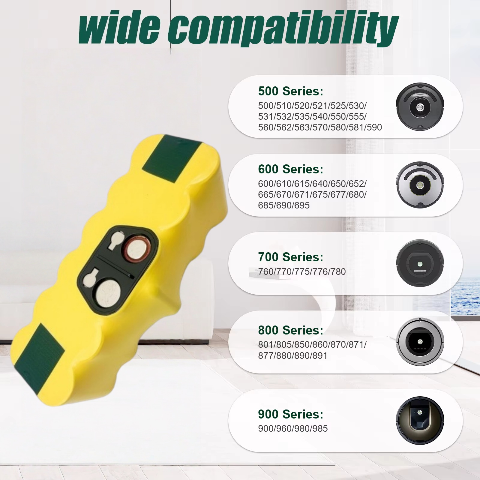 IRobot Roomba用バッテリー 5000mAh 14 - 4S Lipo Battery 14.8V 6000Mah のレビューと価格