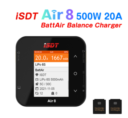バッテリー充電器,2-8s/q8 max 500w/q6 n - Isdt Air8 8S Lipo Charger のレビューと価格
