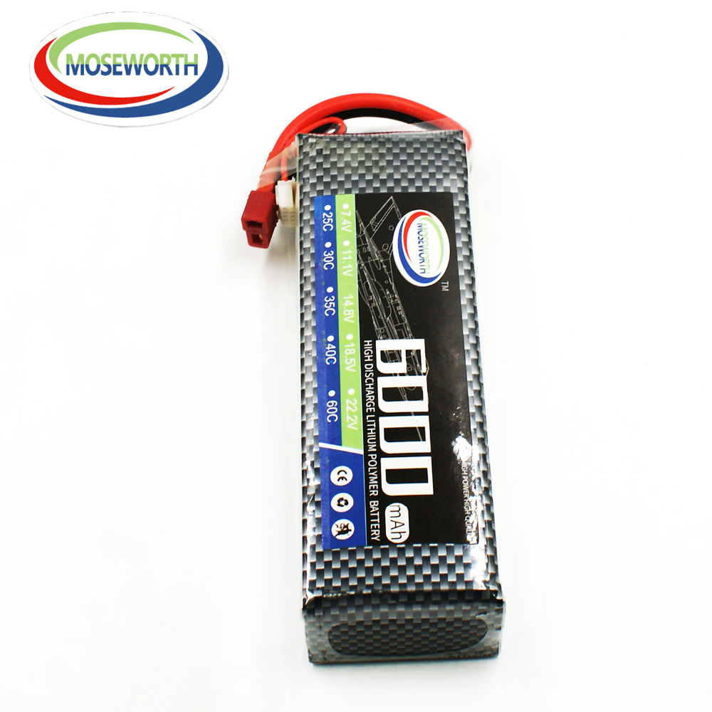 4S 14.8V 6000mAh RC おもちゃのリポバッテ - 4S Lipo Battery 14.8V 6000Mah のレビューと価格