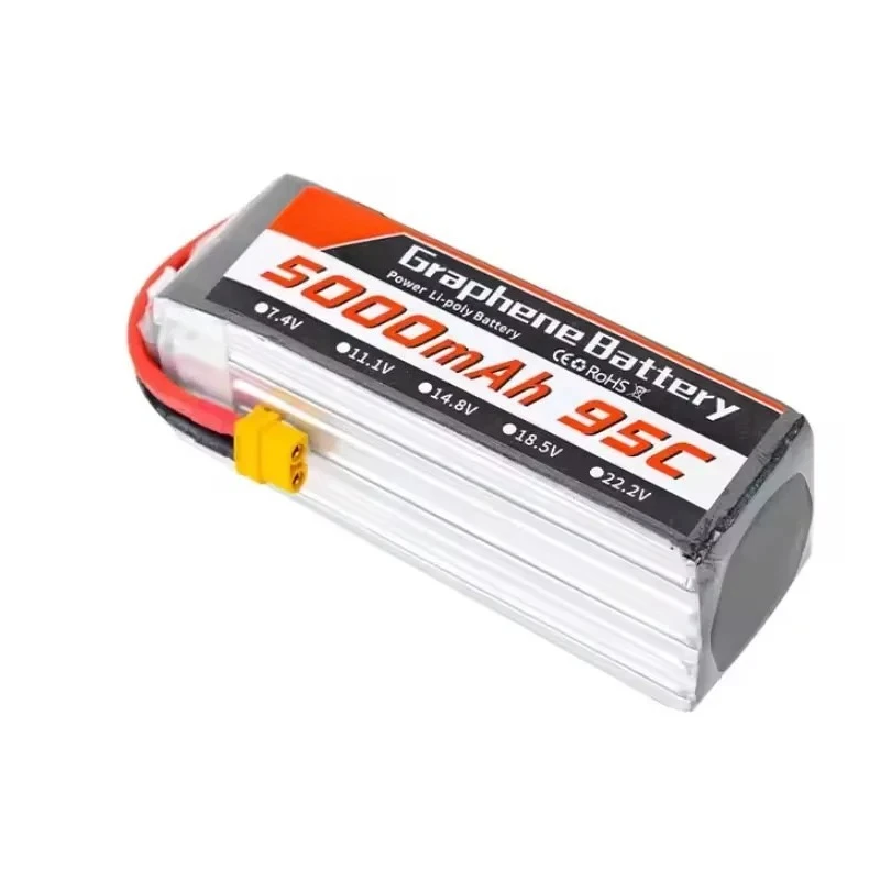 95C 22.2V 6S 5000mAh リポバッテリー。X - 6S Lipo Battery 22.2V 5000Mah のレビューと価格