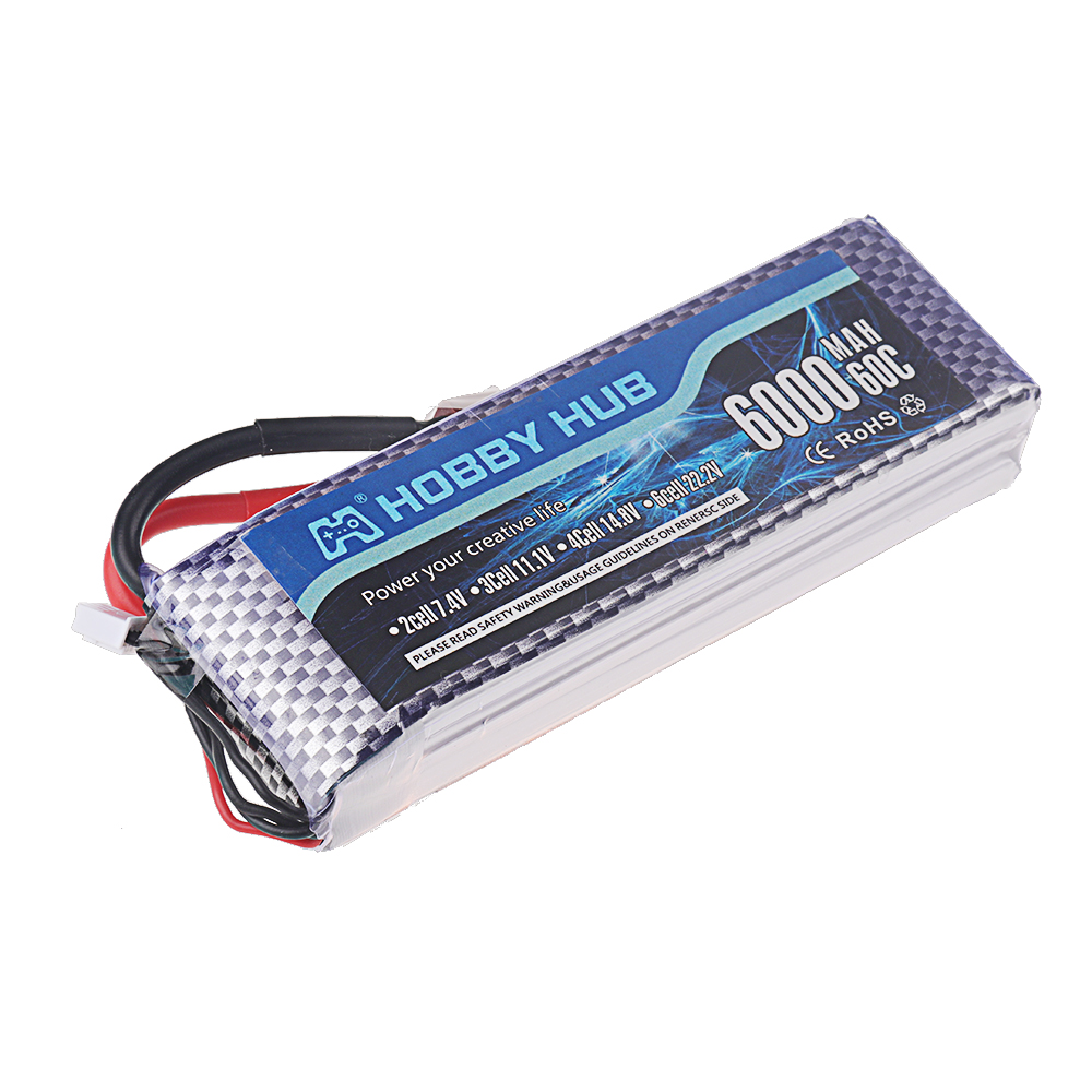 2S 3S 4S 6S 7.4V 11.1V 14.8V 2 - 4S Lipo Battery 14.8V 6000Mah のレビューと価格