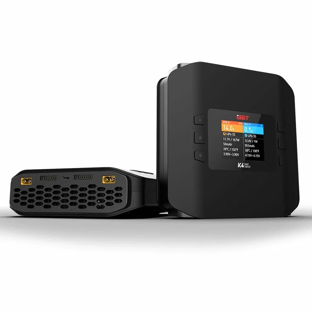 ISDT K4 デュアルモード スマートバランス充電器 AC - Isdt K4 Dual Lipo Charger のレビューと価格