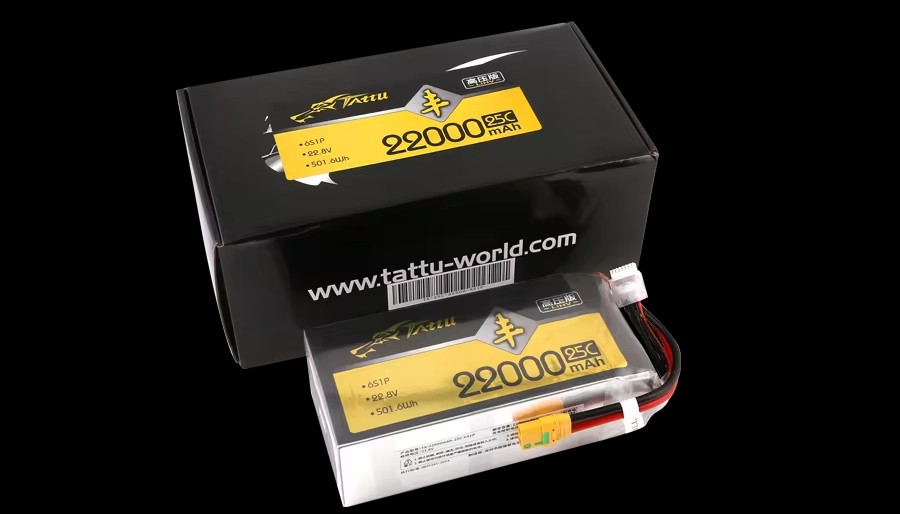 新型TATTU UAV HVリポバッテリー 22000mAh - Tattu 6S 22000Mah Lipo Battery のレビューと価格