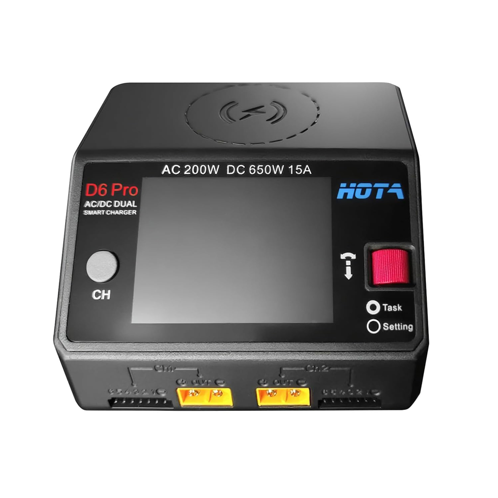 HOTA D6 Pro リポバッテリー充電器 デュアルチャン - Hota D6 Pro Dual Lipo Charger のレビューと価格